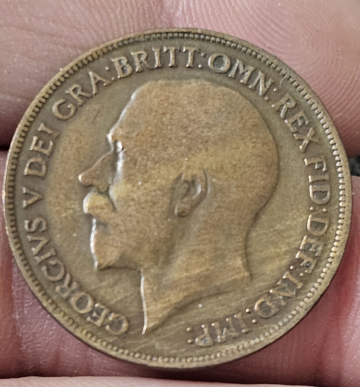 Tutti le monete: ONE PENNY 1916  GEORGES V – Usato da Genève venduto da Fresko01