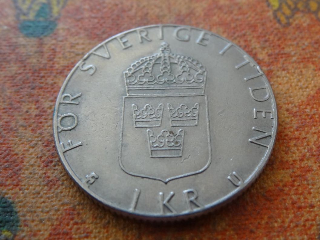 Alle Münzen: SUEDE  1  Krone  1984 – Gebraucht aus Romanel-sur-Lausanne von Swift13 1