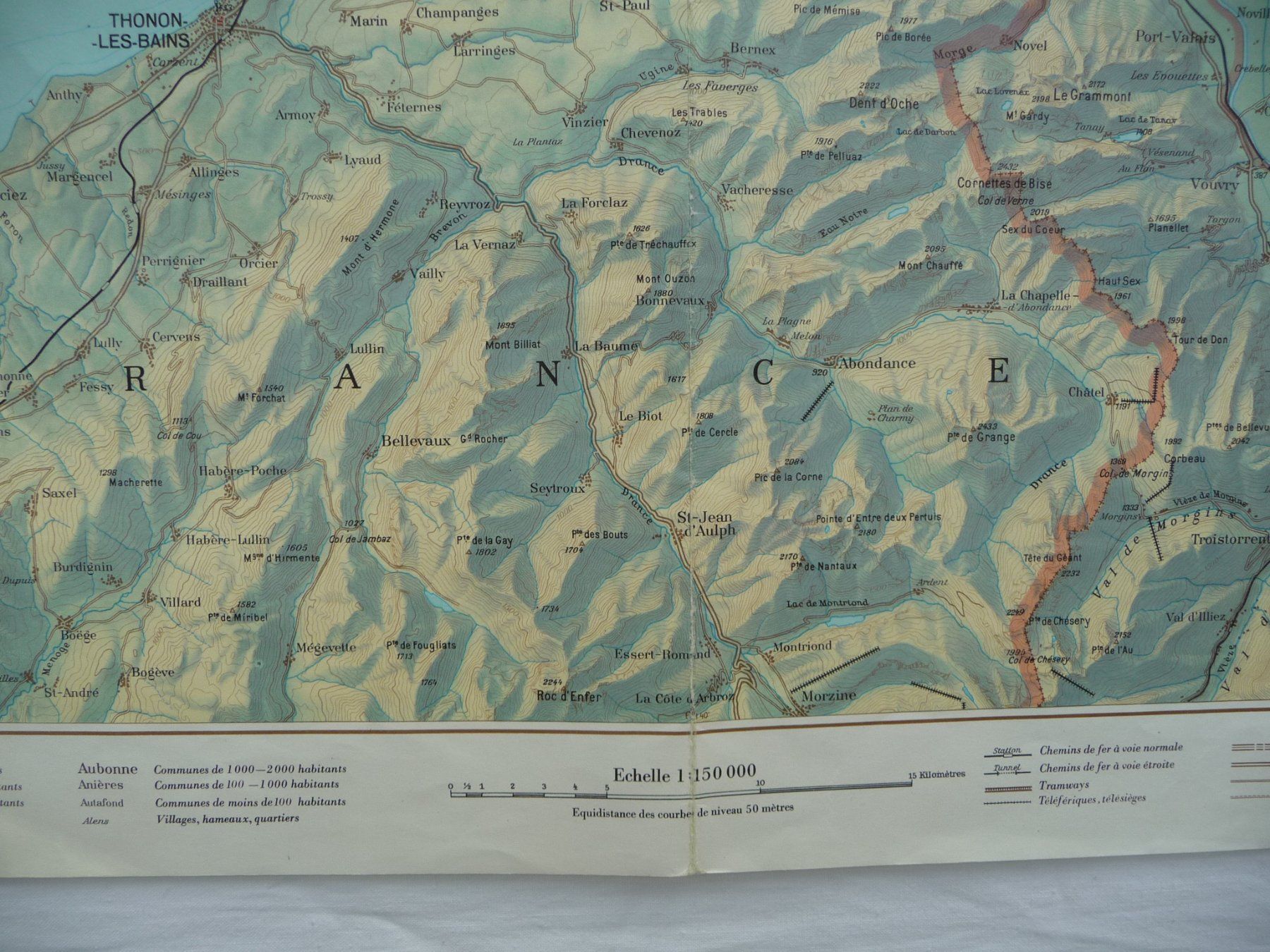 Cartine & Atlanti: Carte du Canton de Vaud - Vintage – Usato da Bussigny venduto da Zabeth1030 4