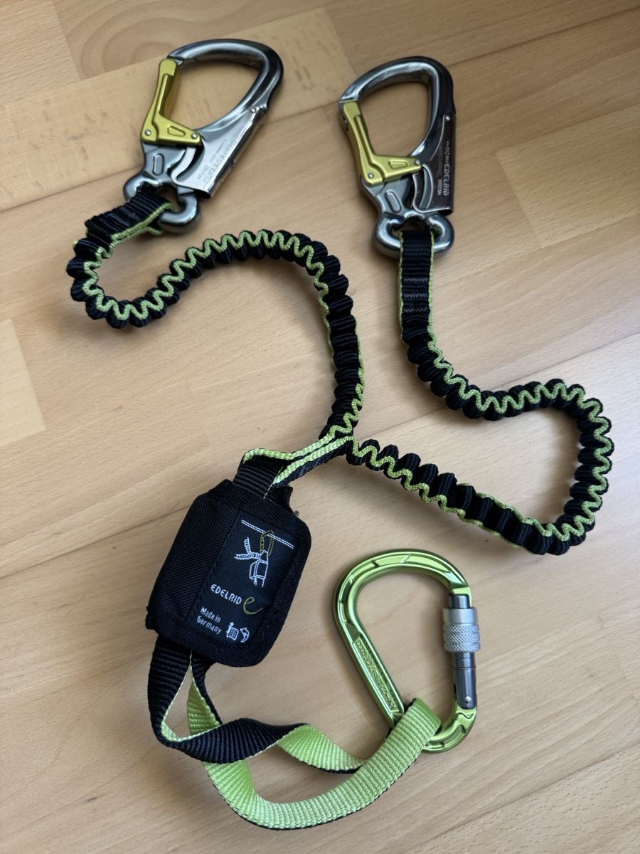 Pareti & prese d'arrampicata: Klettersteig-Set Edelrid, 1x gebraucht, one size – Nuovo e nell'imballaggio originale da Luzern venduto da SircardoSS350