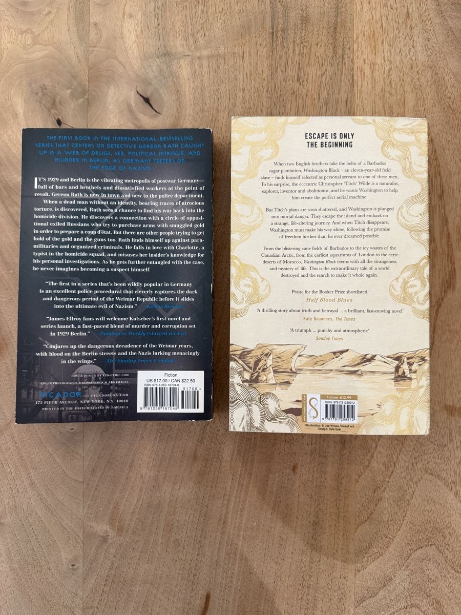 Libri: Books Babylon Berlin and Washington Black – Nuovo e nell'imballaggio originale da Adliswil venduto da avatar83 1