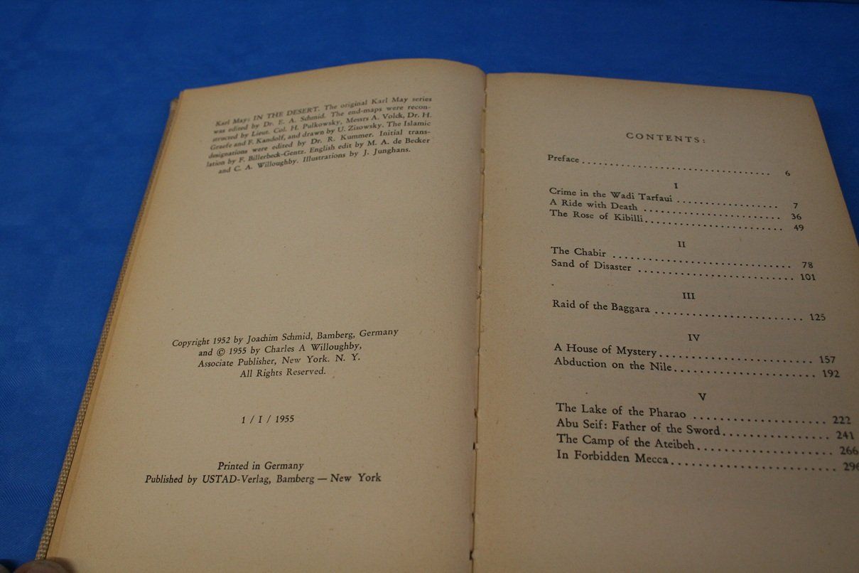 Libri: In the Desert, Karl May – Usato da Wettingen venduto da zibi137 4