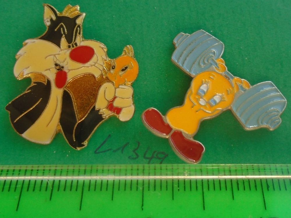 Looney Tunes Hundehalsband – Sylvester & Tweety Design, Verstellbar Mit D-Ring