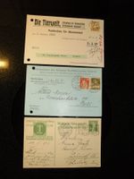 3 alte Postkarten Schweiz ab Anfang 1900