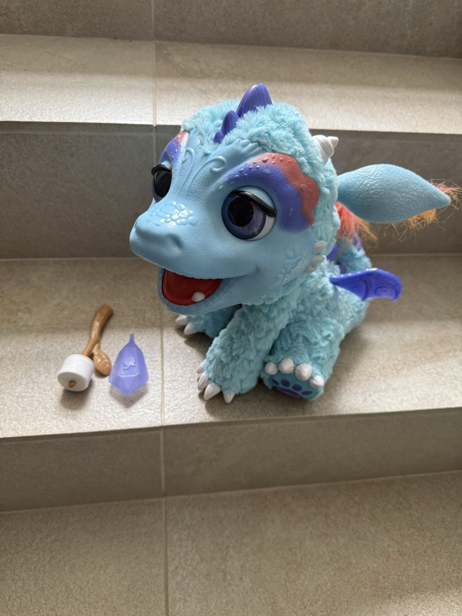 FurReal Spielzeuge: FurReal Friends Plüschtier Drache blau, interaktiv, Top! – Gebraucht aus St. Erhard von Cfreya