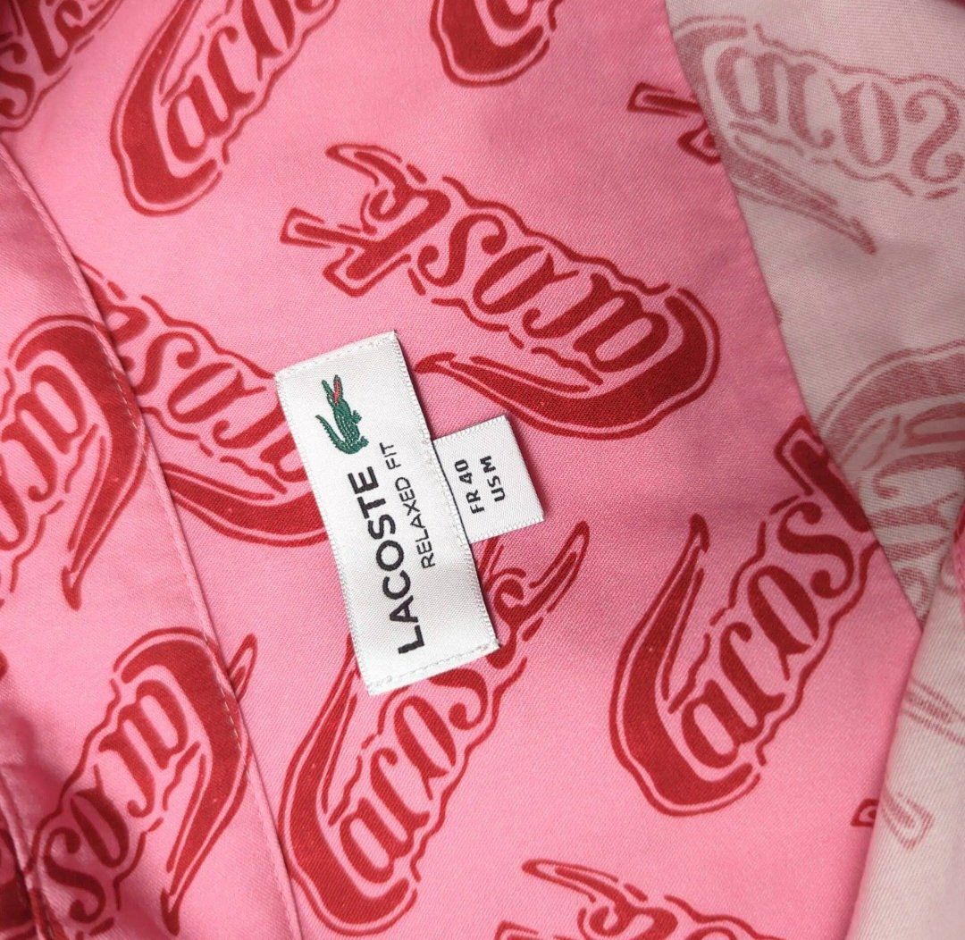 Lacoste Hemden: Lacoste Chemise rose M – Gebraucht aus Le Locle von Threads_CH 1