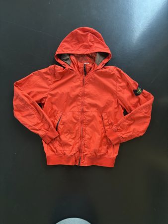 Stone Island Jacke Membrana 3L TC rot Grösse M Zustand gut
