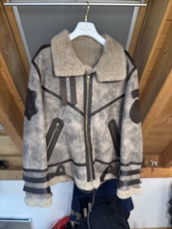 Giacca aviatore in shearling XXL caldo inverno!