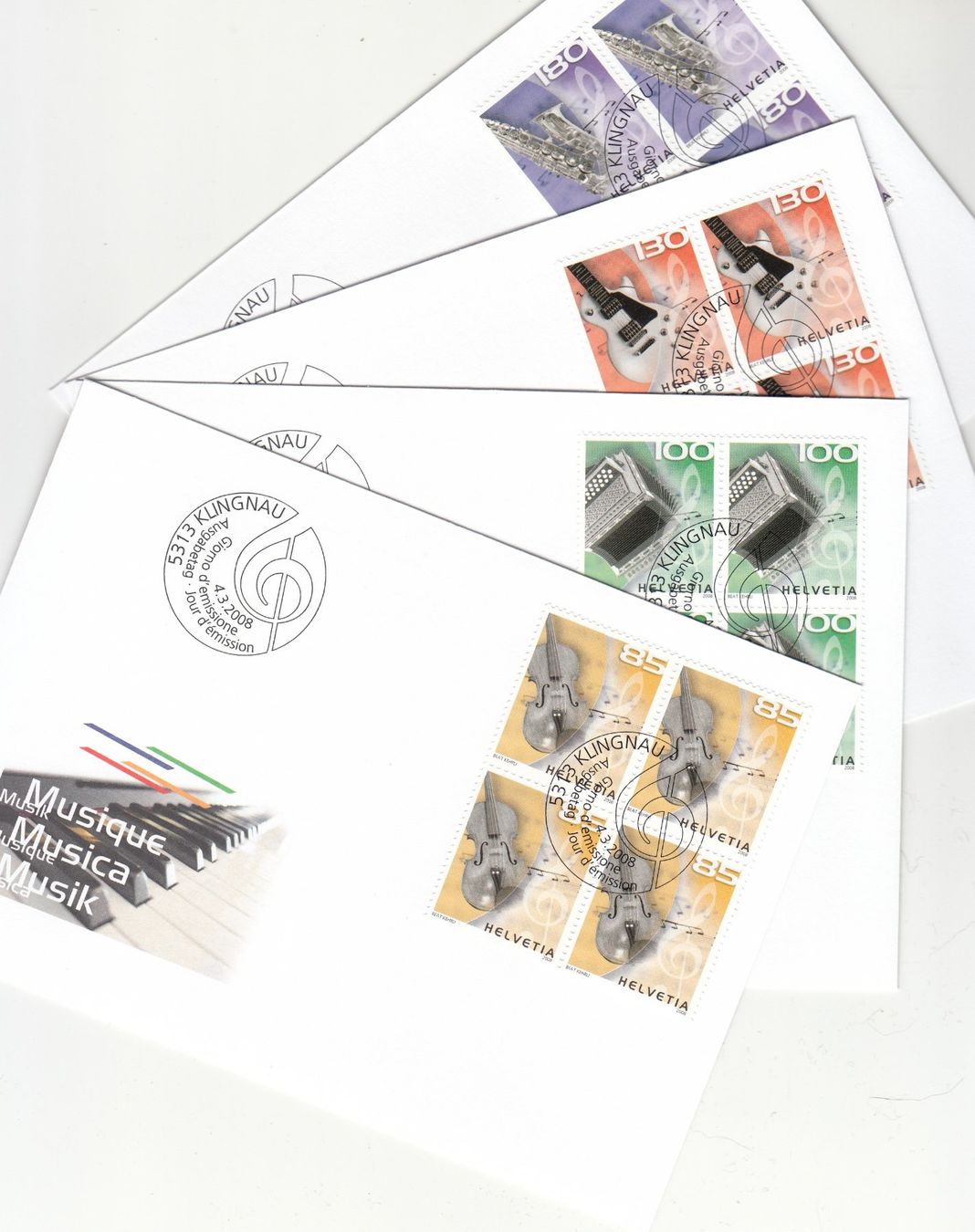 Tutti i francobolli: SBK 1267 - 1270 im 4er-Block FDC – Usato da Bürglen TG venduto da StampGraf