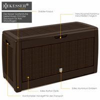 KESSER Auflagenbox 310L Braun