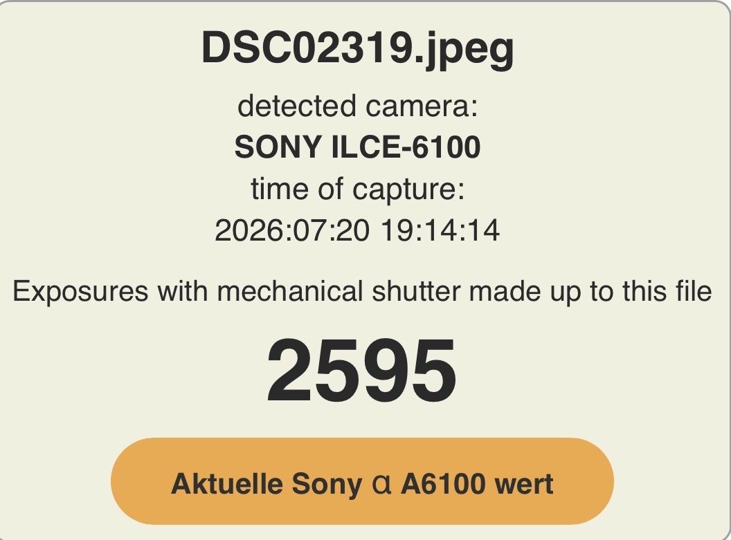 Sony Kamera: Sony Alpha 6100 4K – Gebraucht aus Eschenbach SG von ES204 5