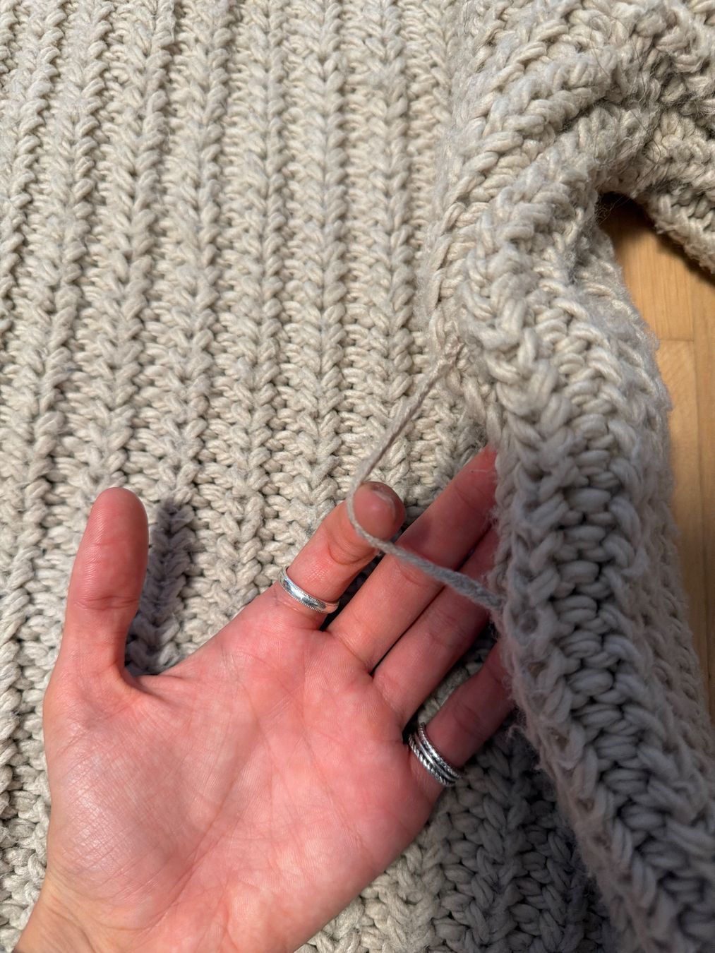 H&M Giacche: Strickjacke H&M beige Grösse M – Usato da Brunnen venduto da Moona22 6