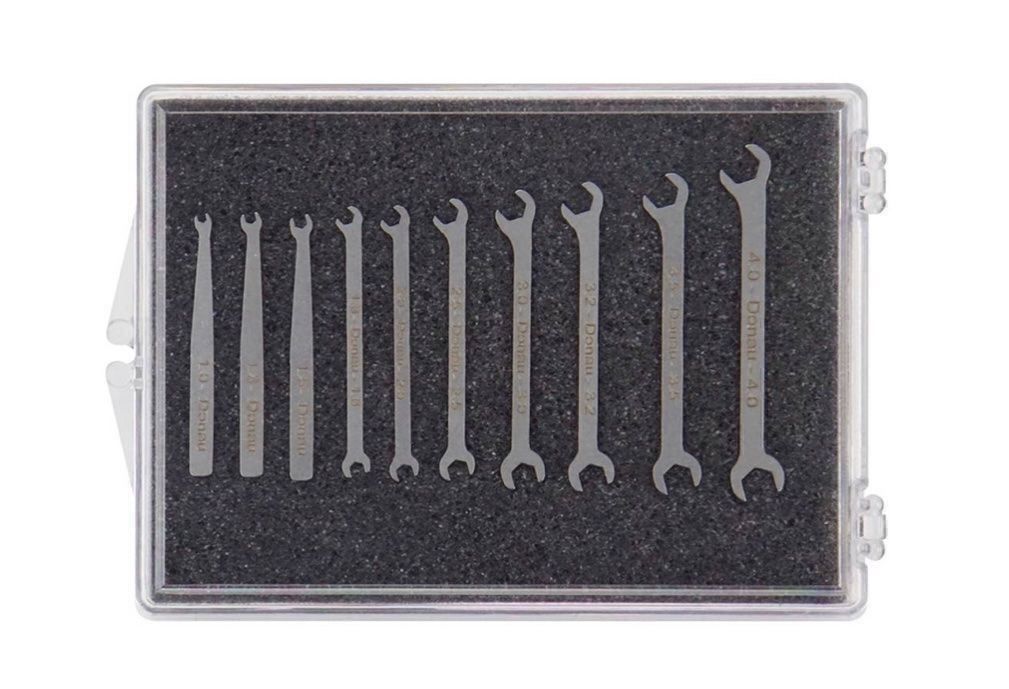 Alle Werkzeuge: Micro-Maulschlüssel-Set 10-tlg. 1-4 mm – Neu und originalverpackt aus Ostermundigen von Bahnfan
