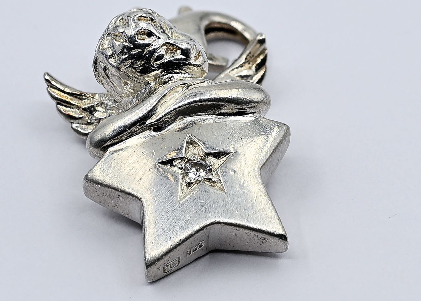 Thomas Sabo Ciondoli: Thomas Sabo Engel auf Stern Silber 925 – Usato da Dürnten venduto da puumies 5