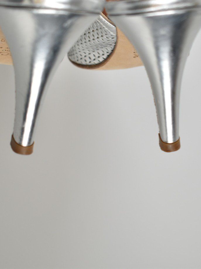 Scapa Scarpe da donna: Scapa Leder Slingback Pumps, silber, Gr.39 – Usato da Nürensdorf venduto da 2ND_STORY 6