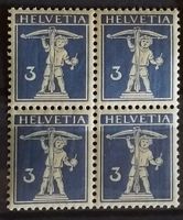 W) 182, Tellknabe, 4-Block postfrisch Kt. 80.-