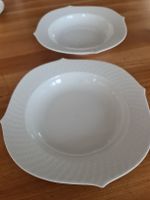 Meissen Porzellan Wellenschliff 2 Suppenteller 
