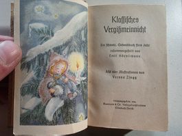 Klassisches Vergissmeinnicht Büchlein - Verena Zingg