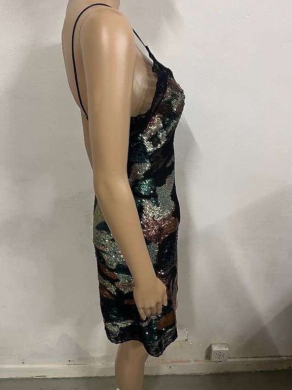 Vestiti: Ashish robe sequin camouflage – Usato da Les Acacias venduto da kim_2dxt 1