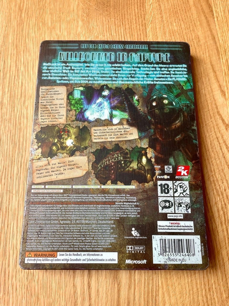 Microsoft Giochi: Bioshock Steelbook Edition Xbox 360 – Usato da Basel venduto da ece2108 1