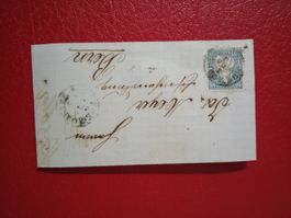 Brief Schweiz von 1866 nach Bern gelaufen