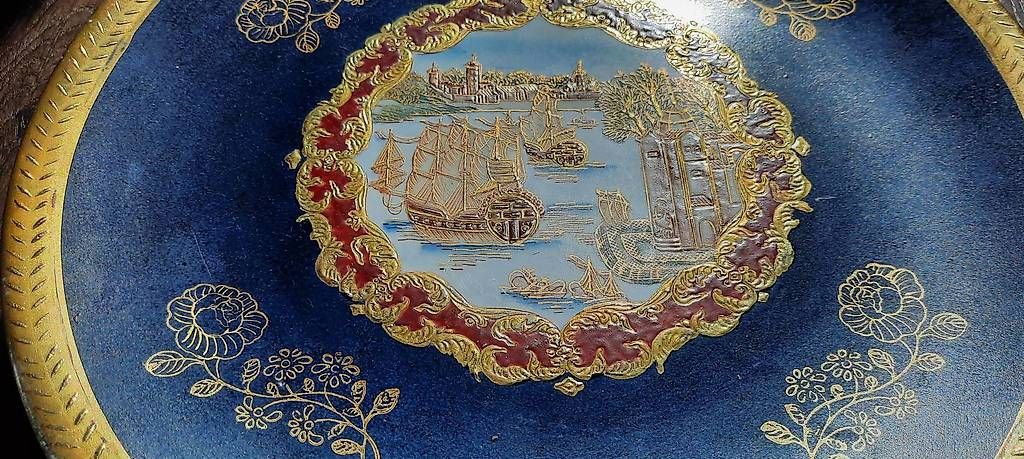 Plateaux: grand plat Compagnie des indes – D'occasion à Chardonne par hel_h5k2 3
