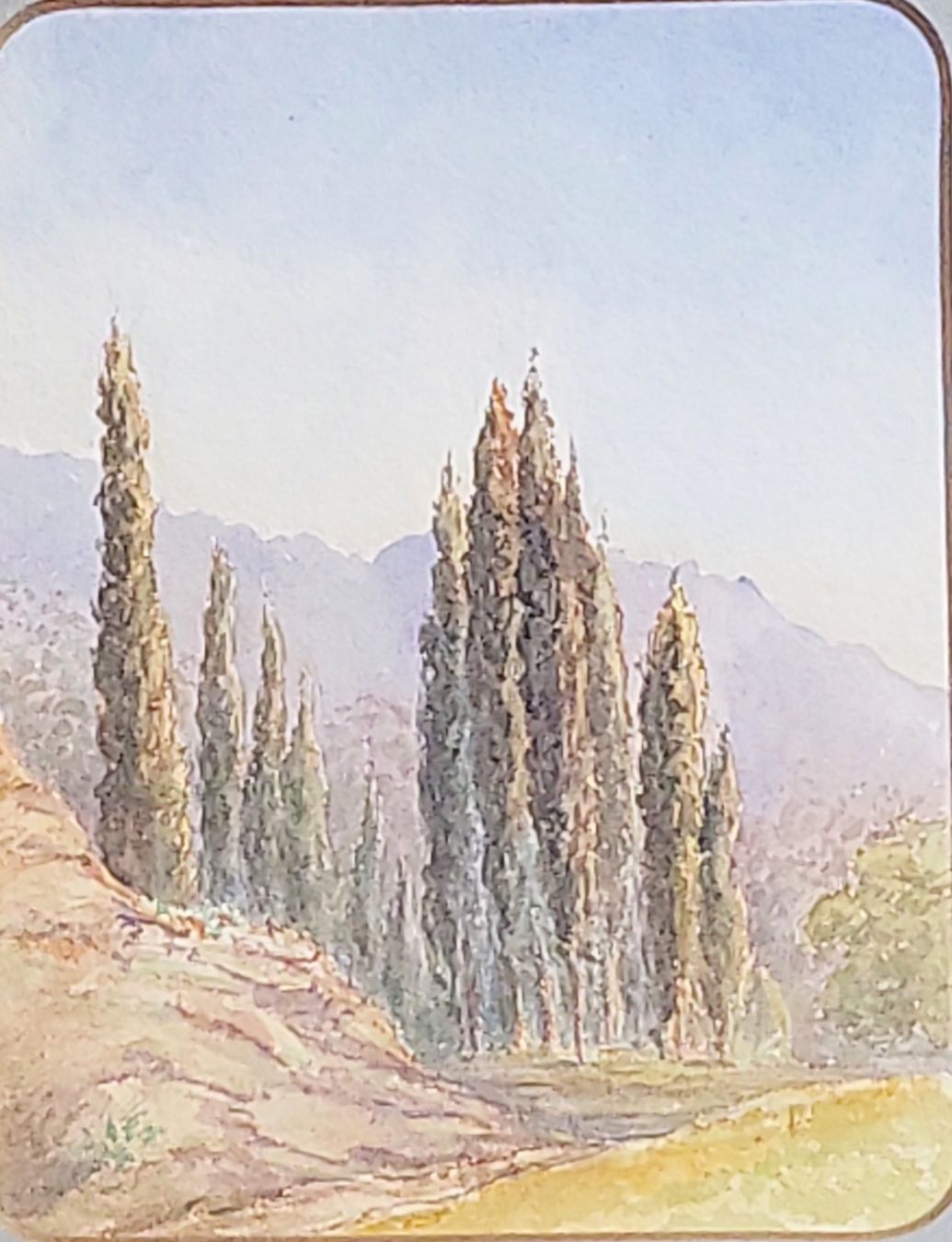 Dipinti: Antikes Aquarell, 1884 – Usato da Muttenz venduto da Mithrur 2