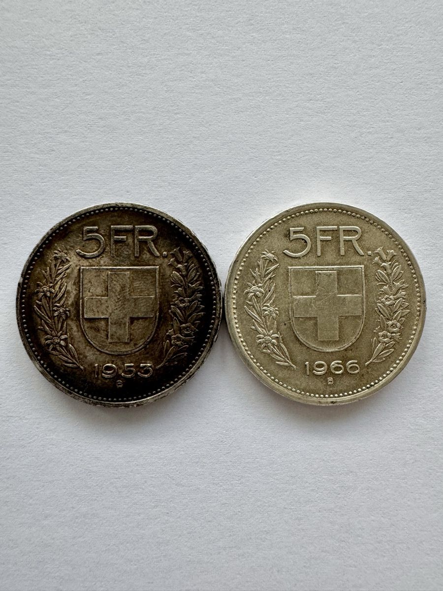 Tutti le monete: Silber 5 Franken – Usato da Matten b. Interlaken venduto da Eddy84