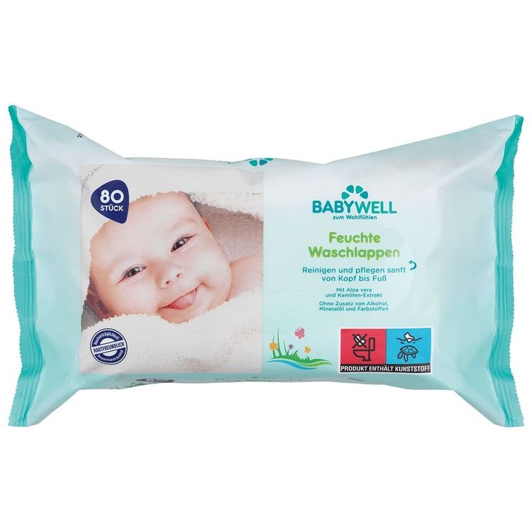 Baby Feuchttücher 2x80 Stück - Mit Aloe Vera & Kamille