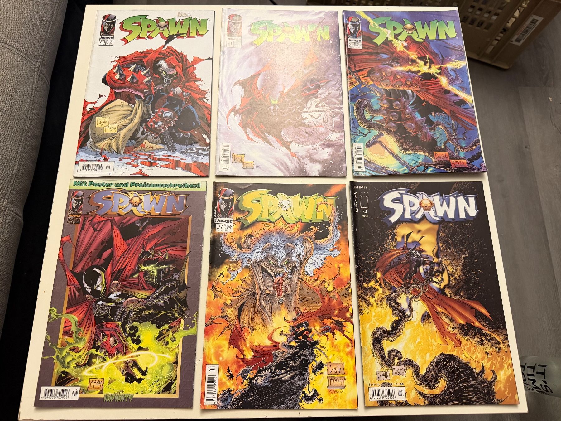 Comics: SPAWN Lot mit 6 Heften zwischen Heft 20 - 33 – Gebraucht aus Münsingen von Ganjam 1
