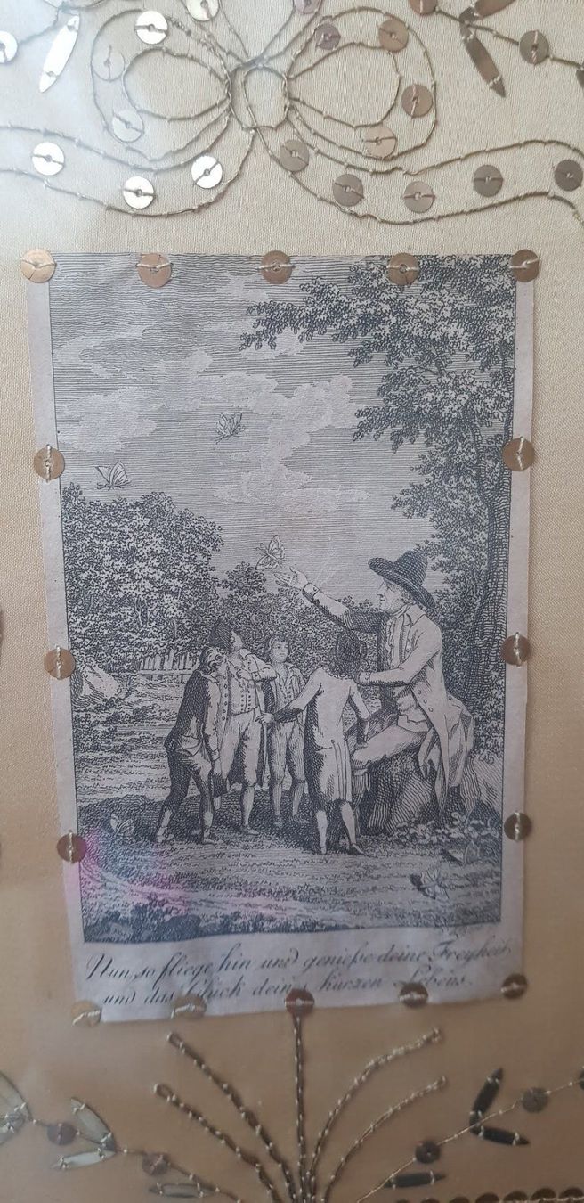 Incisioni: Bild Volkskunst Andachtsbild um 1900 – Usato da Mörschwil venduto da antiksalon21 2