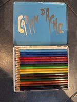 Caran d'Ache Farbstifte im Metallkasten gebraucht