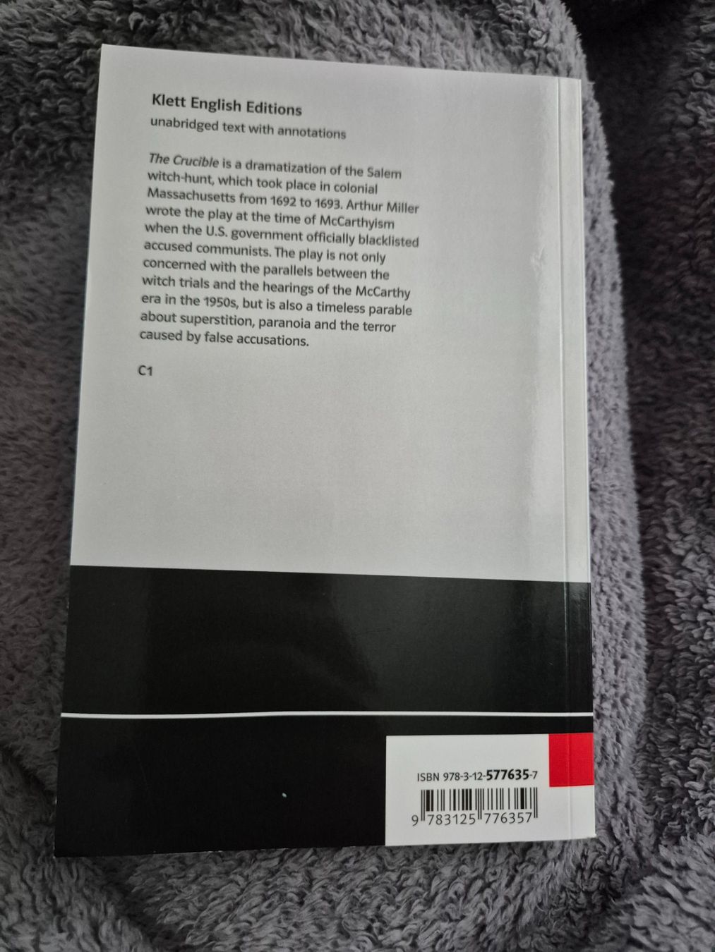 Livres: The Crucible – Neuf (Voir description) à Reigoldswil par lus_76dn 1