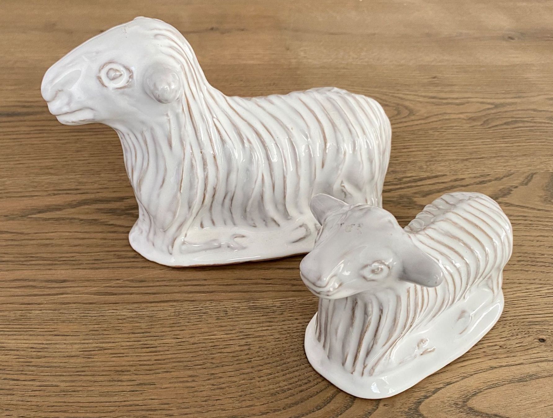 Statuette: 2 Deko Schafe Lamm Oster Deko – Usato da Rickenbach b. Wil venduto da sunneschii_