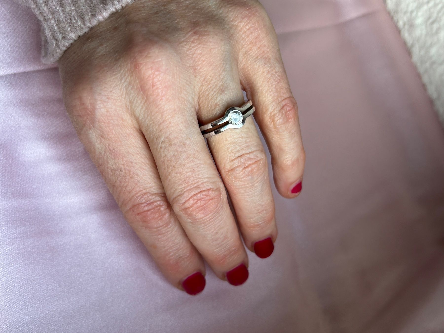 Ringe: Silberring  Classico weiss (53/14) – Gebraucht aus Laufen von Bellavitaboom 1