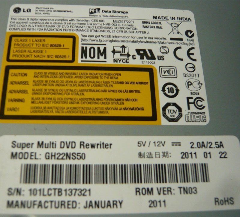 LG PC: LG DVD-Rom – Usato da Ruggell venduto da Btt 1