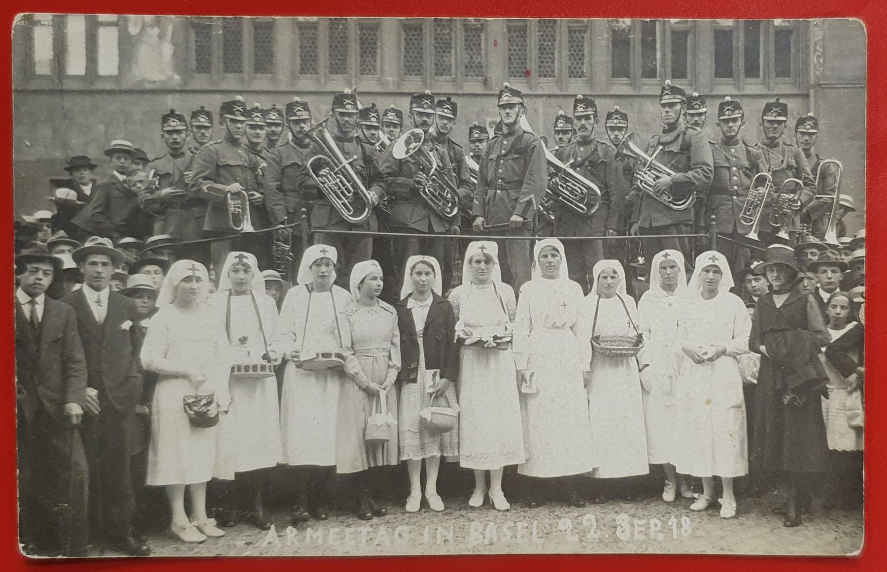 Cartoline postali: Armeetag Basel 22. Sept. 1918 – Usato da Kreuzlingen venduto da Rschweiz1