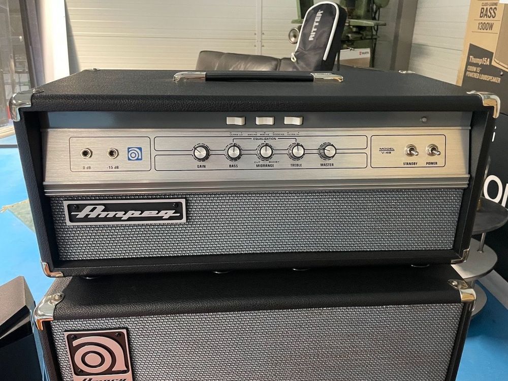 Ampeg V-4B Vollröhren Bass-Head Mit Ampeg SVT-212 AV Bassbox | Kaufen ...