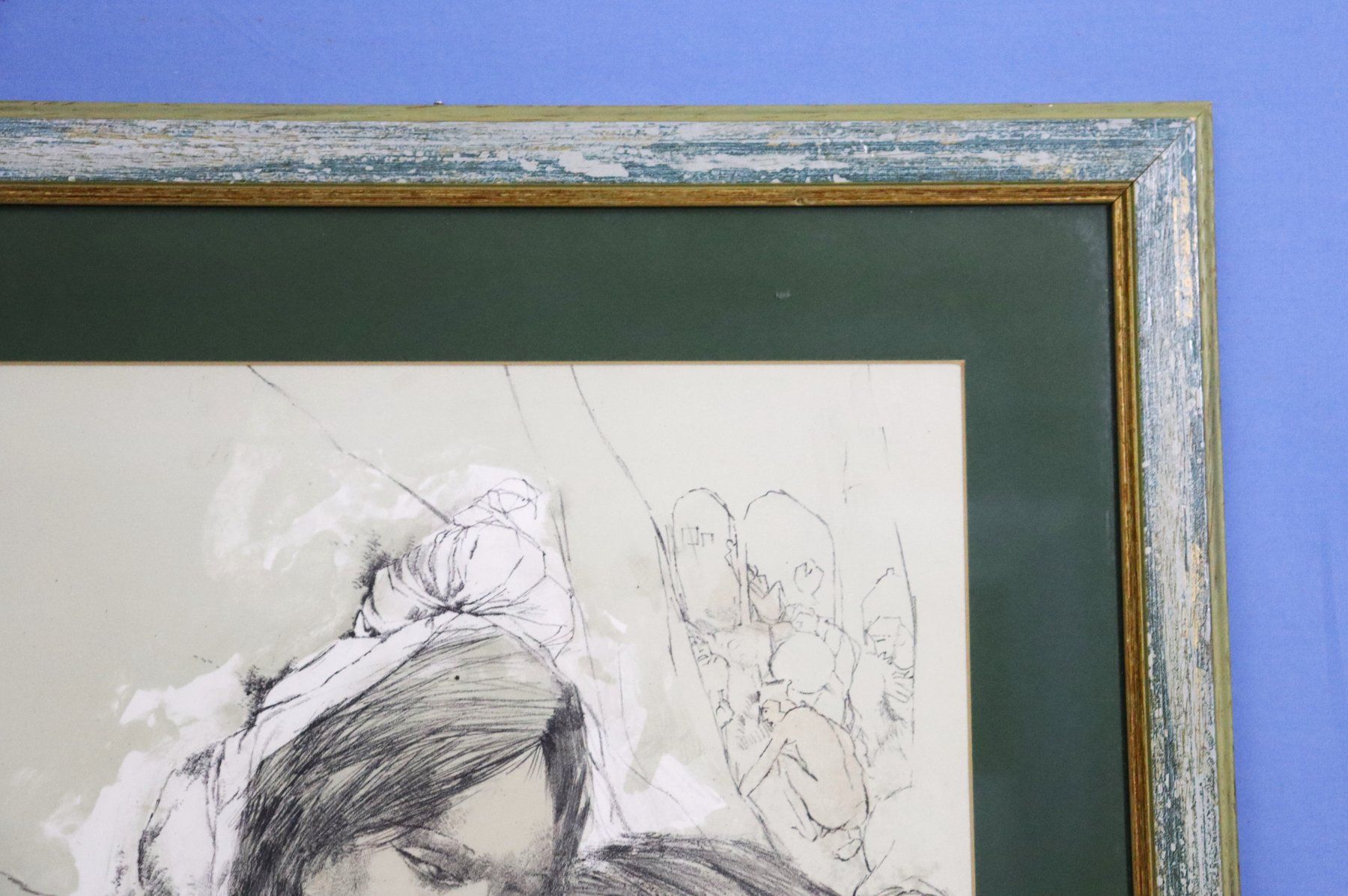 Arts picturaux & lithographies: Otto Bachmann 1915-1996, Lithographie, "Loth mit Tochter" – D'occasion à Zug par Kunst-Fundgrube 9