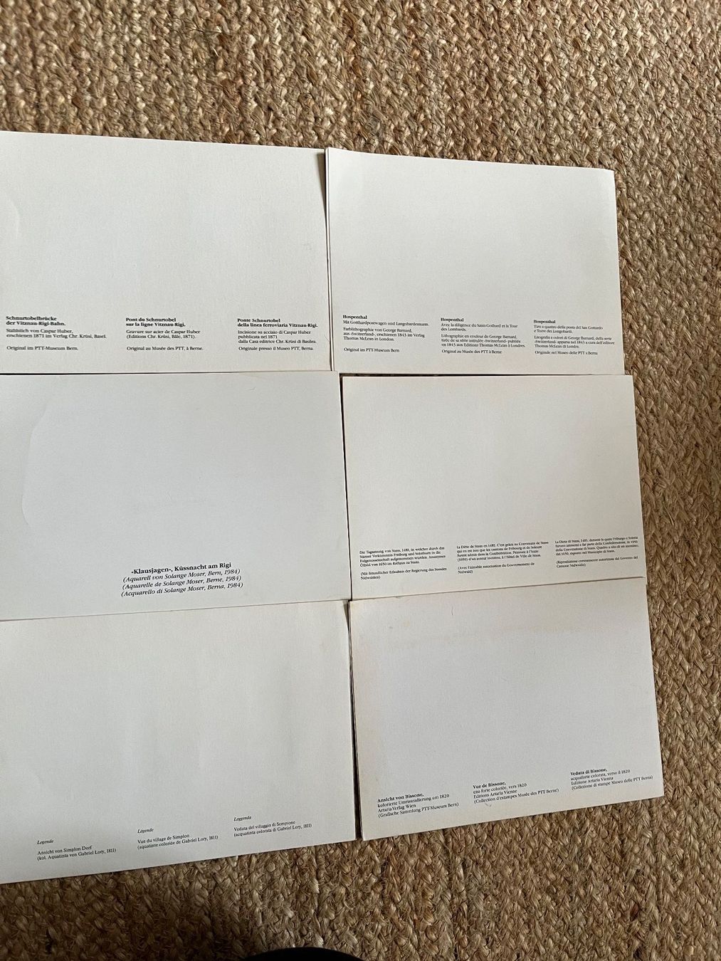 Tutti i francobolli: Schweizer Briefmarken Blocks gestempelt Sammlung – Usato da Kirchleerau venduto da Dalmi220 3