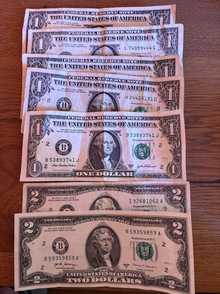 Banconote: 9 US-Dollar in Noten – Usato da Maisprach venduto da Lls1