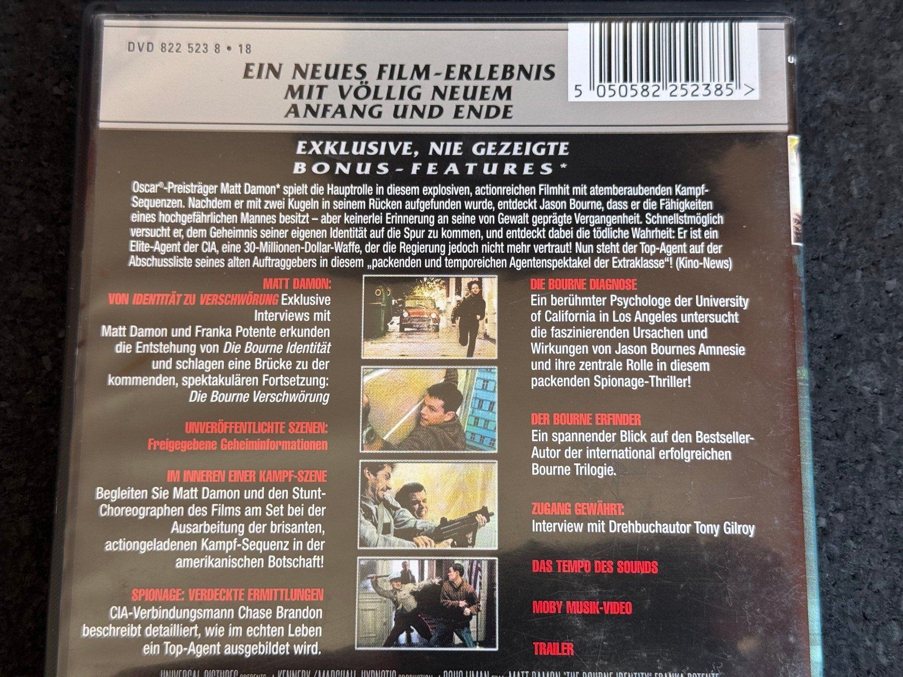 Alle DVDs: Die Bourne Identität Special Edition DVD DE/EN – Gebraucht aus Fribourg von tschjoly 2