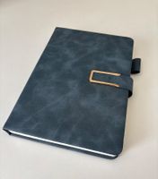 Neu! Notizbuch, blau, Magnet Verschluss, A5, 360 Blätter
