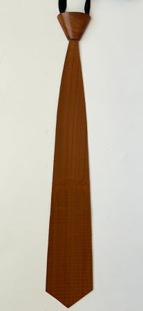 Krawatte - Unikat teilweise aus Holz.Neu