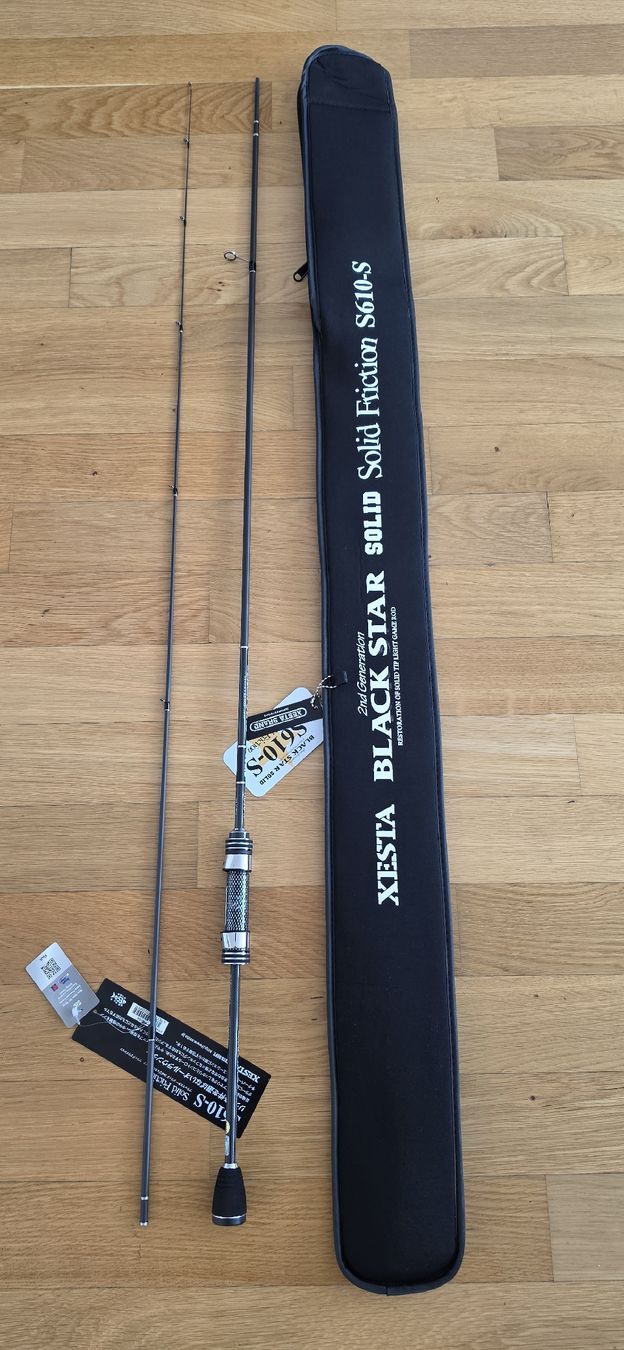 Angelruten: Neu Xesta Black Star Solid 2nd Generation S610-S – Neu und originalverpackt aus Alpnach Dorf von Maksim777