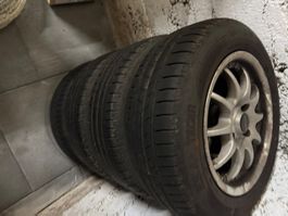 Gutmann Alufelgen 195/65 R15 Tecar Reifen gebraucht