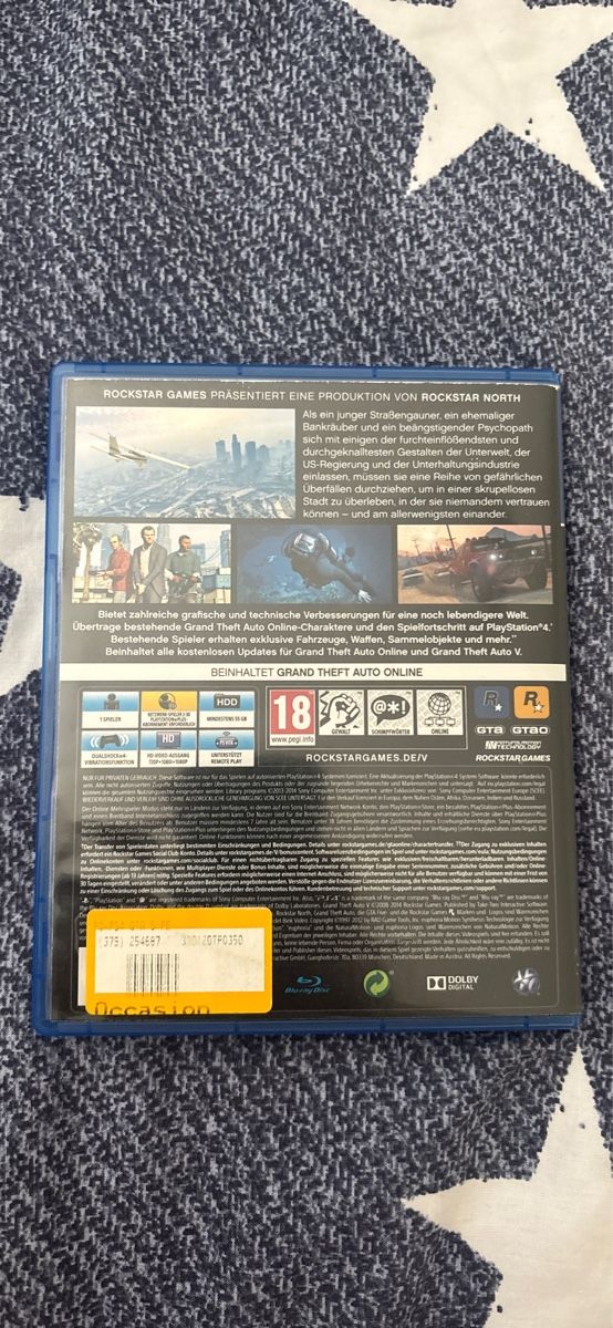 Spiele: GTA 5 PS4  Top Zustand – Gebraucht aus Dornach von AlenBIH06 1