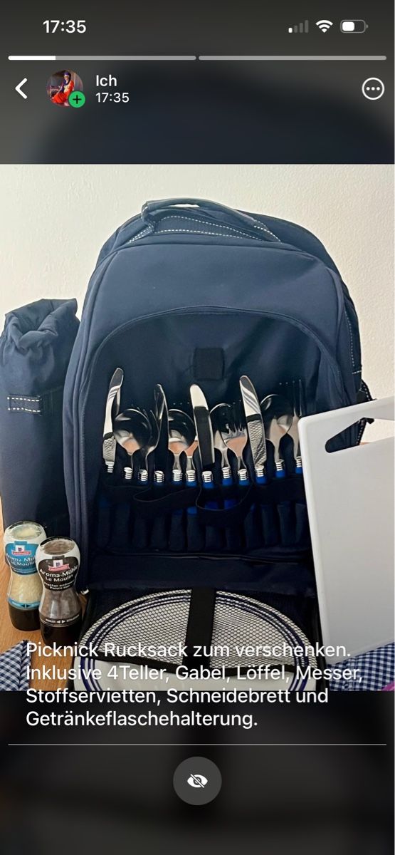 Zaini: Picknick Rucksack mit Zubehör neuwertig – Usato da Fehraltorf venduto da Flavia_sells 1