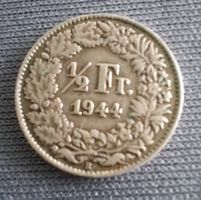 50 Rp. - 1/2 Fr. Silbermünze Schweiz, 1944 B