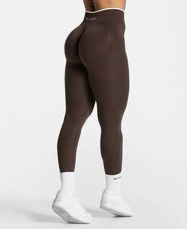 Legging Teveo brun 